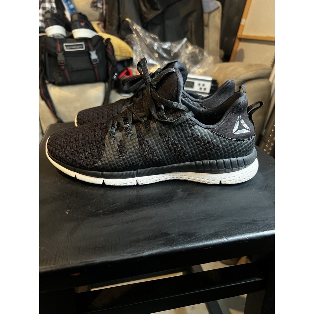 Reebok Zprint Her MTM Black/White Running Shoes Low-Top Lace Up Women's Size 8.5 - Picture 6 of 10
